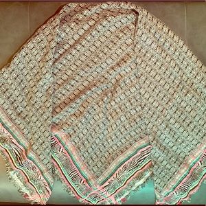 Large Tribal Print Handkerchief Scarf